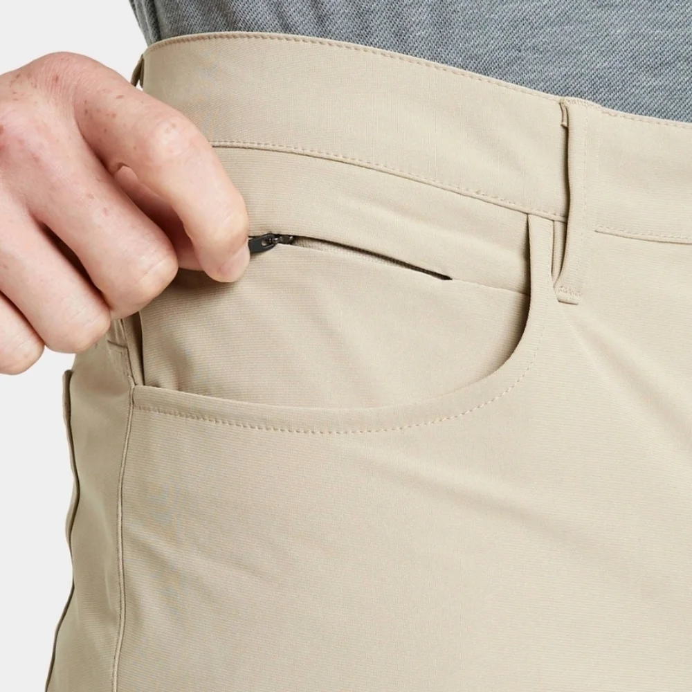 Men's Golf Slim Pants - All In Motion - Khaki - Size 38x30